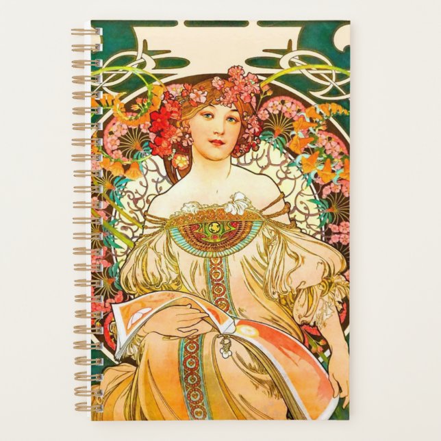 Alphonse Mucha Art Nouveau Daydream Planner (Front)