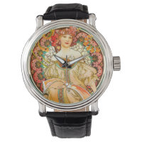 Alphonse Mucha Art Nouveau Daydream
