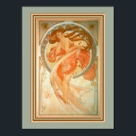 Alphonse Mucha Art Nouveau Poster 12 x 16<br><div class="desc">Just another fine example of Art Nouveau from Alphonse Mucha. Poster measures 12 x 16</div>