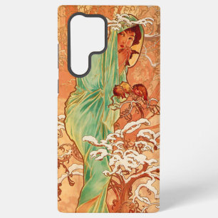 Alphonse Mucha Art Nouveau Winter Samsung Galaxy Case