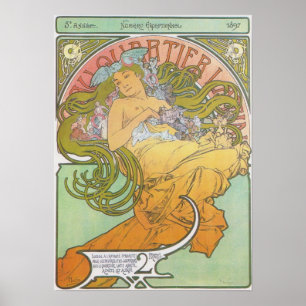 Alphonse Mucha - Au Quartier Latin Print