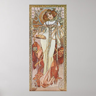 Alphonse Mucha. Autumn/Autumn, c.1903 Poster