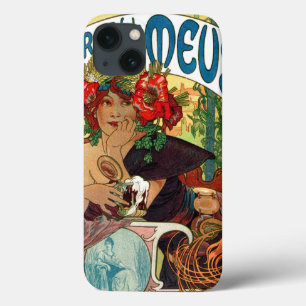 Alphonse Mucha Bieres De La Meuse iPhone 13 Case