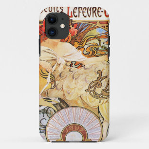 Alphonse Mucha Biscuits Lefevre-Utile Case-Mate iPhone Case