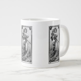 Alphonse Mucha Broken Blossoms Large Coffee Mug
