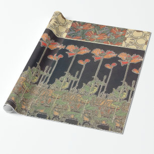 Alphonse Mucha Documents Décoratifs GalleryHD Wrapping Paper