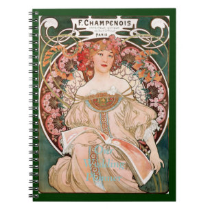 Alphonse Mucha F. Champenois Notebook