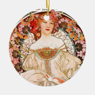 Alphonse Mucha F. Champenois Ornament