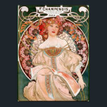Alphonse Mucha F. Champenois Poster<br><div class="desc">Alphonse Mucha was THEE classic go-to guy for art nouveau posters during and after the Belle Epoch era.  We've got a great selection of his iconic work on posters,  iPhone cases,  and much more,  including this one,  entitled F. Champenois,  painted in 1897.</div>