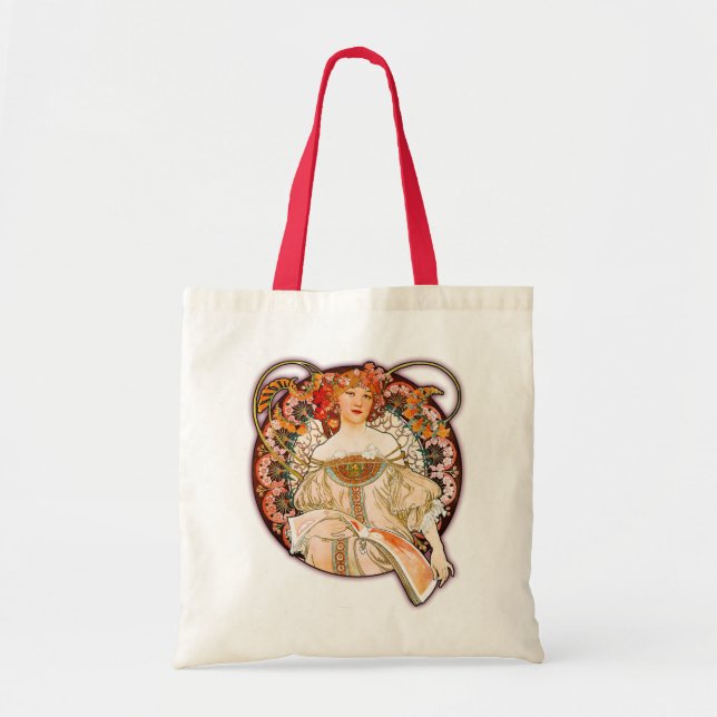 Alphonse Mucha - F. Champenois Tote Bag (Front)