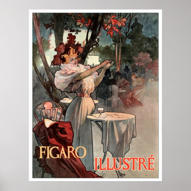 Alphonse Mucha - Figaro Illustré Poster (Front)