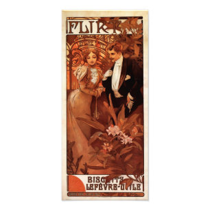 Alphonse Mucha Flirt Print