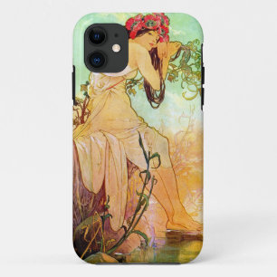 Alphonse Mucha Girl By The Pond Case-Mate iPhone Case