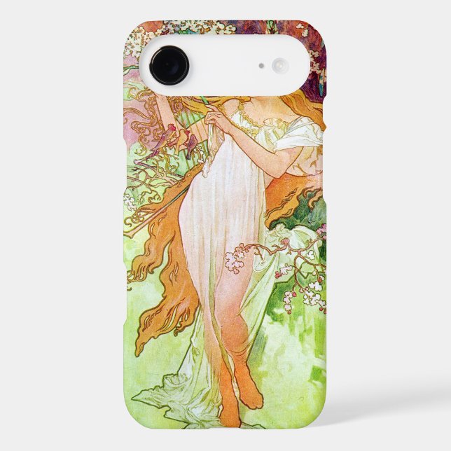 Alphonse Mucha Girl In Garden Case-Mate iPhone Case (Back)