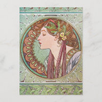 Alphonse Mucha Goddess Art