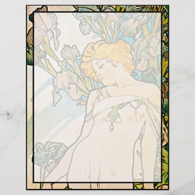 Alphonse Mucha - Iris WB (Front)
