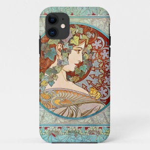 Alphonse Mucha Ivy Case-Mate iPhone Case