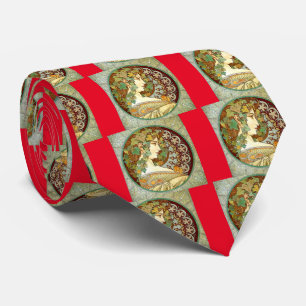 Alphonse Mucha , “ Ivy ” Tie