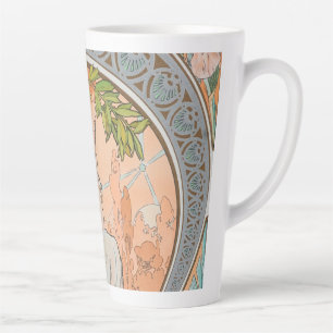 Alphonse Mucha Latte Mug