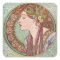 Alphonse Mucha Laurel Art Nouveau Stickers