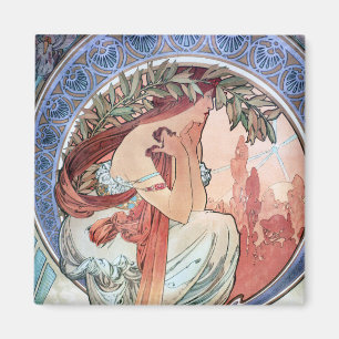 Alphonse Mucha Magnet