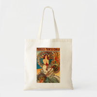 Alphonse Mucha Monaco Monte Carlo Tote Bag