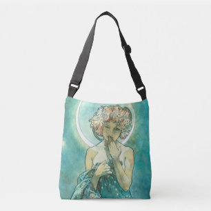 Alphonse Mucha Moonlight Clair De Lune Art Nouveau Crossbody Bag