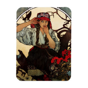 Alphonse Mucha Moravian Teachers Choir Magnet