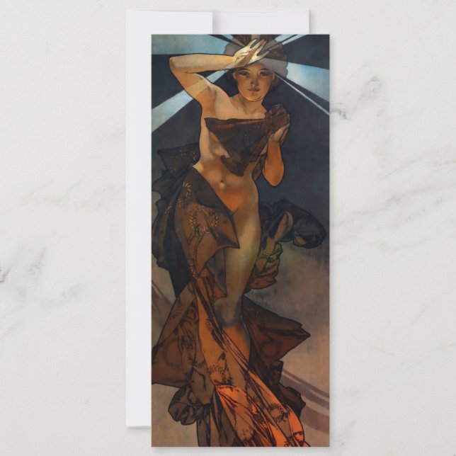 Alphonse Mucha Morning Star Invitations (Front)