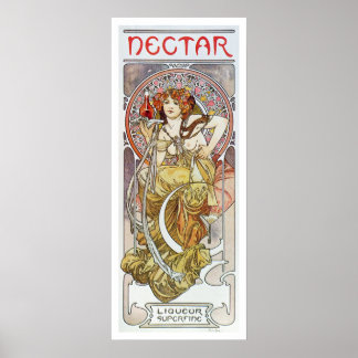 Alphonse Mucha. Nectar, 1899 Poster