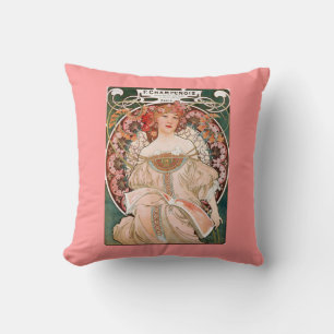 Alphonse Mucha Painting Cushion