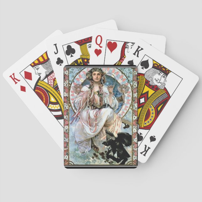 Alphonse Mucha  Playing Cards (Back)