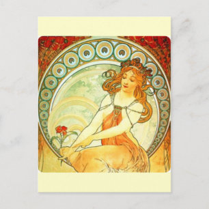 Alphonse Mucha Postcard