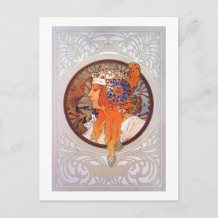 Alphonse Mucha Postcard