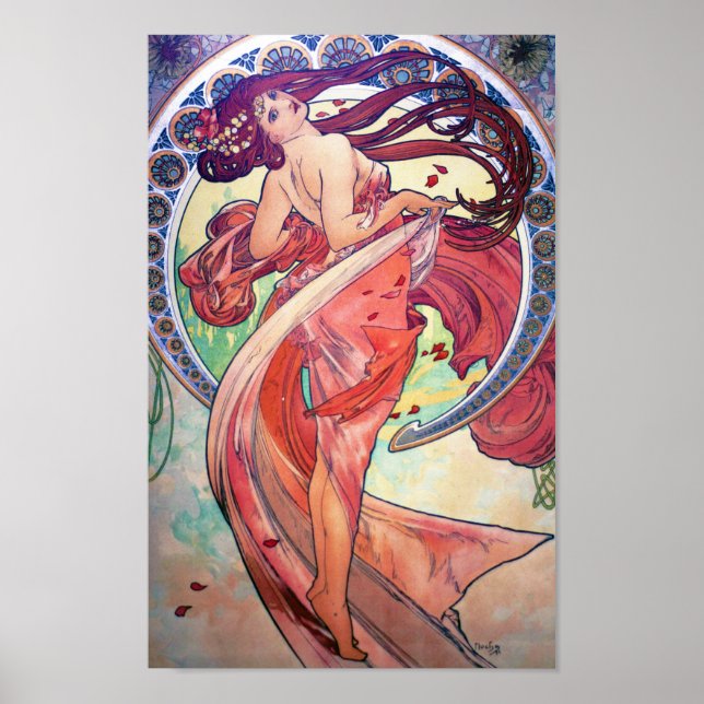 Alphonse Mucha Poster (Front)