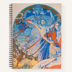 Alphonse Mucha Poster for Sokol Festival (1926) Notebook