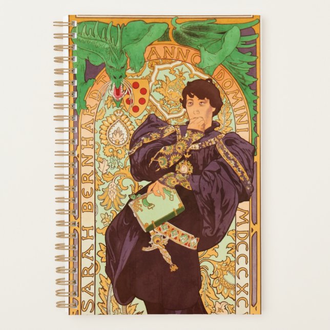 Alphonse Mucha Prince and Dragon Planner (Front)