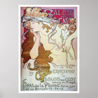 Alphonse Mucha. Salon Des Cent, 1896