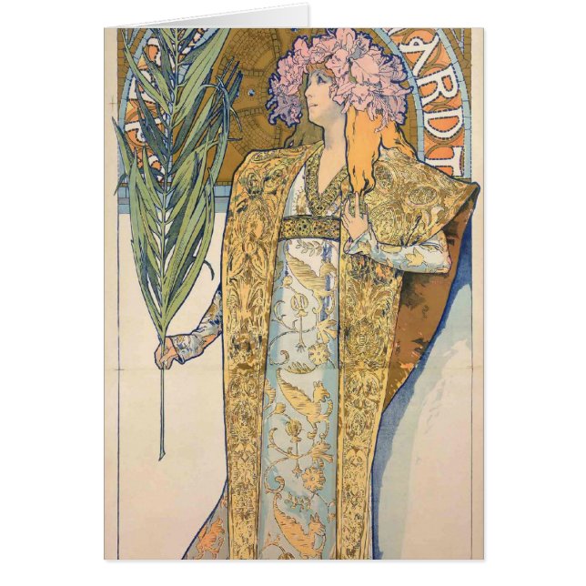 Alphonse Mucha - Sarah Bernhard Painting (Front)