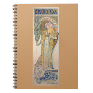 Alphonse Mucha - Sarah Bernhard Painting Notebook