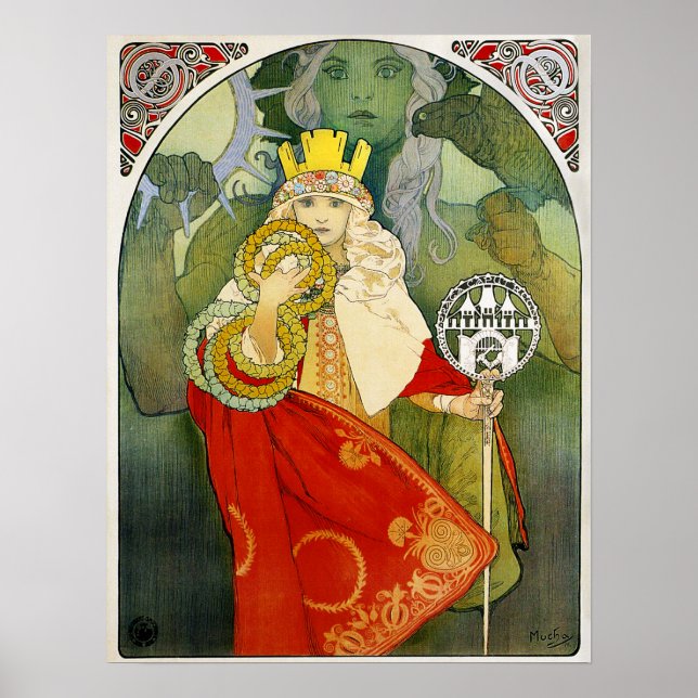 Alphonse Mucha Sokol Festival Poster (Front)