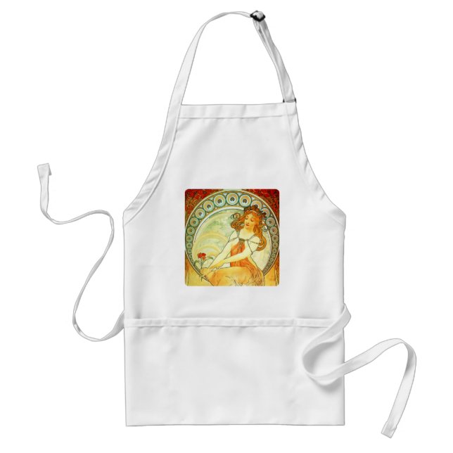 Alphonse Mucha Standard Apron (Front)