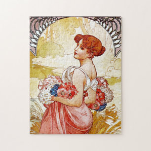 Alphonse Mucha Summer Jigsaw Puzzle