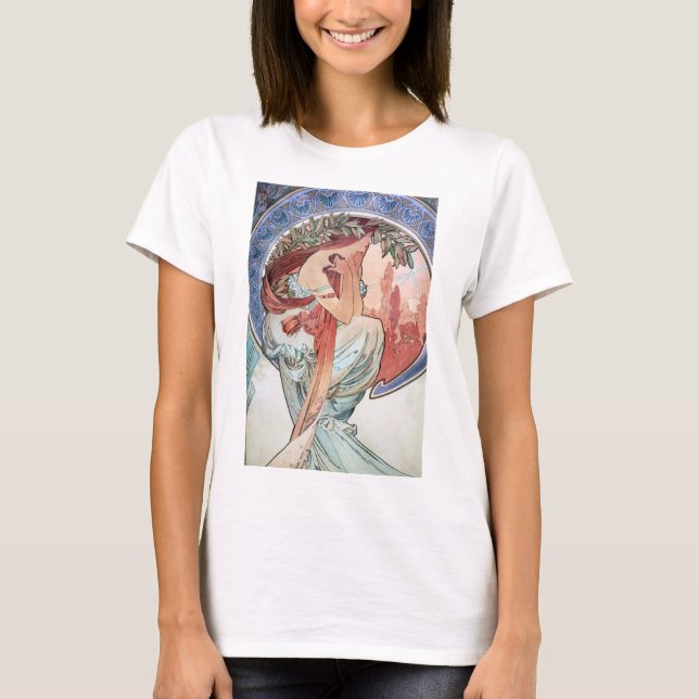 Alphonse Mucha T-Shirt (Front)