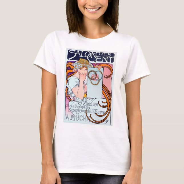Alphonse Mucha T-Shirt (Front)