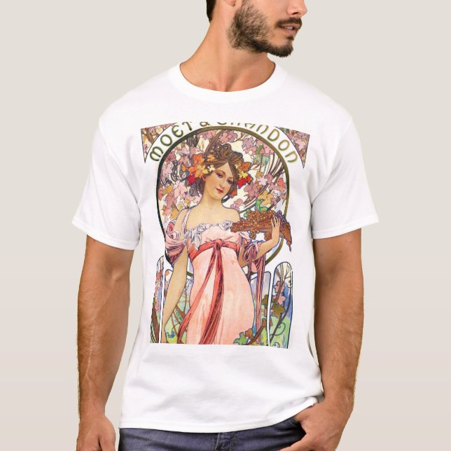 Alphonse Mucha T-Shirt (Front)