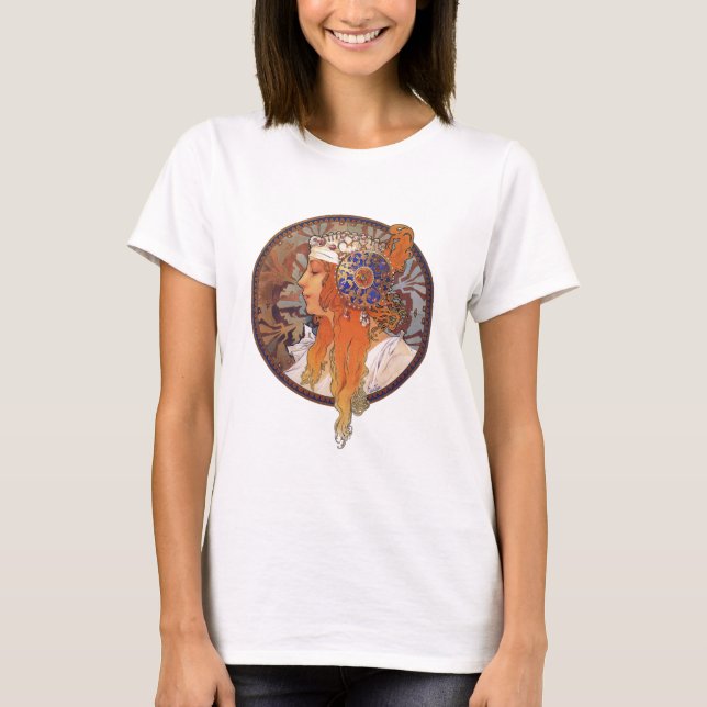 Alphonse Mucha T-Shirt (Front)