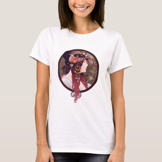 Alphonse Mucha T-Shirt (Front)