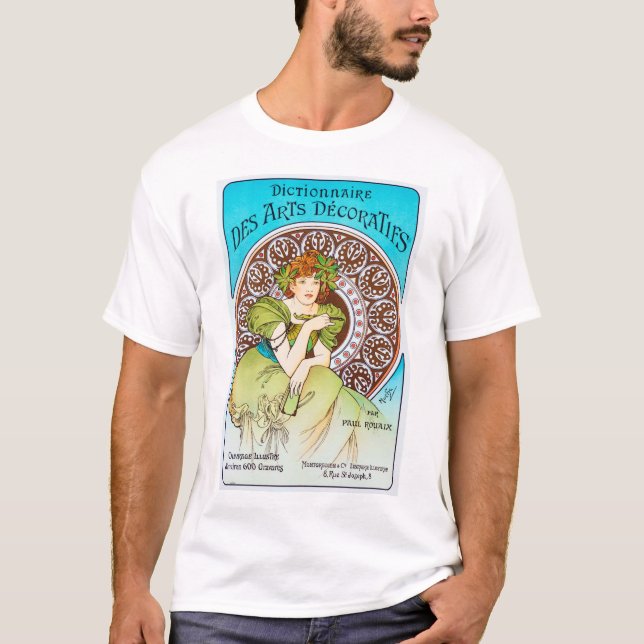 Alphonse Mucha T-Shirt (Front)