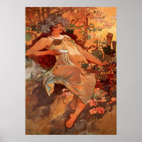 Alphonse Mucha - The Autumn - The Seasons